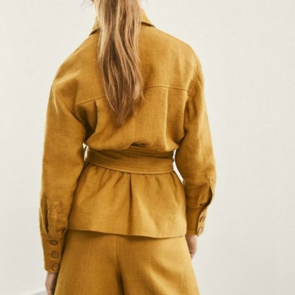 Massimo Dutti | Safari-styled Jacket with Belt - Picture 14 of 16